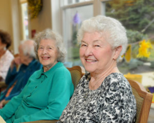 Older women enjoying life at Allerton House in Hingham